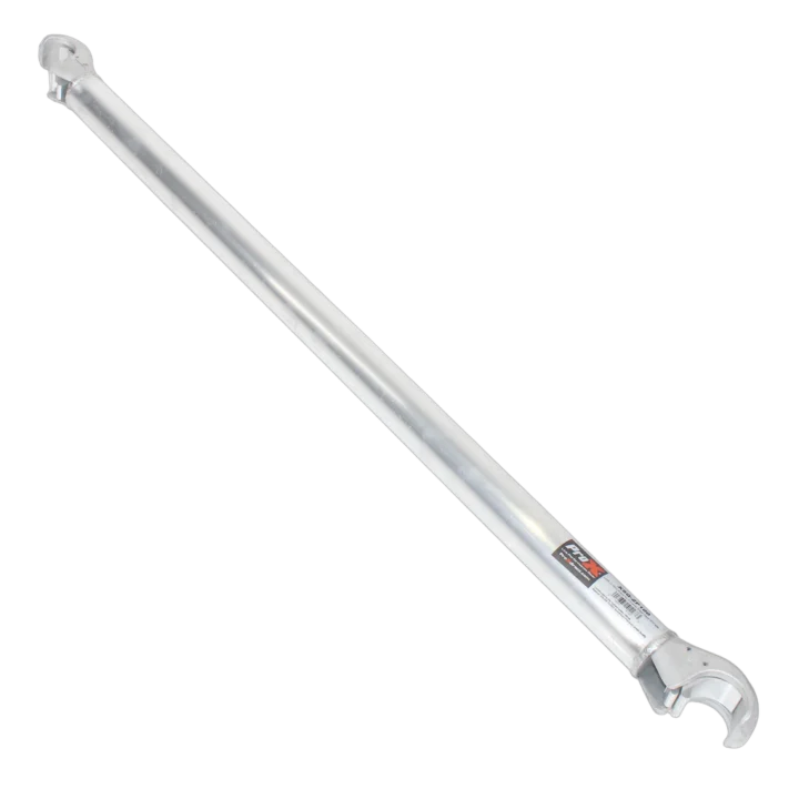 ProX Z Frame 1 meter aluminum pole with stage clamps for StageQ MK2 series stages front view