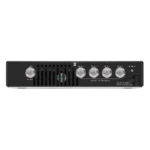 Sennheiser AC 41-US active antenna combiner showing connector ports and control panel details