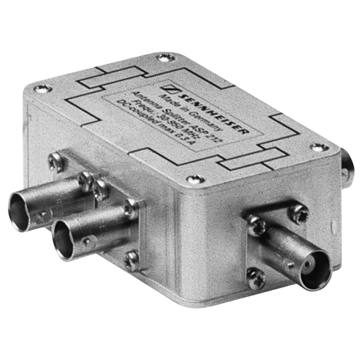 Sennheiser ASP 212 passive dual two-way BNC antenna splitter with dual connectors