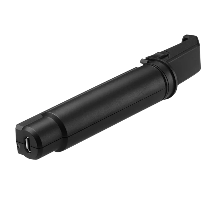 Sennheiser BA 10 rechargeable battery pack with charging contacts and status indicators visible