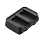Sennheiser BA 70 rechargeable battery pack showing charging contacts and connector details