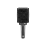 Sennheiser e 609 Silver supercardioid dynamic instrument microphone shown from side angle