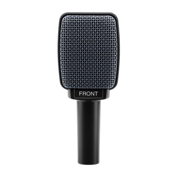 Sennheiser e 906 supercardioid dynamic instrument microphone with metal grille and stand adapter