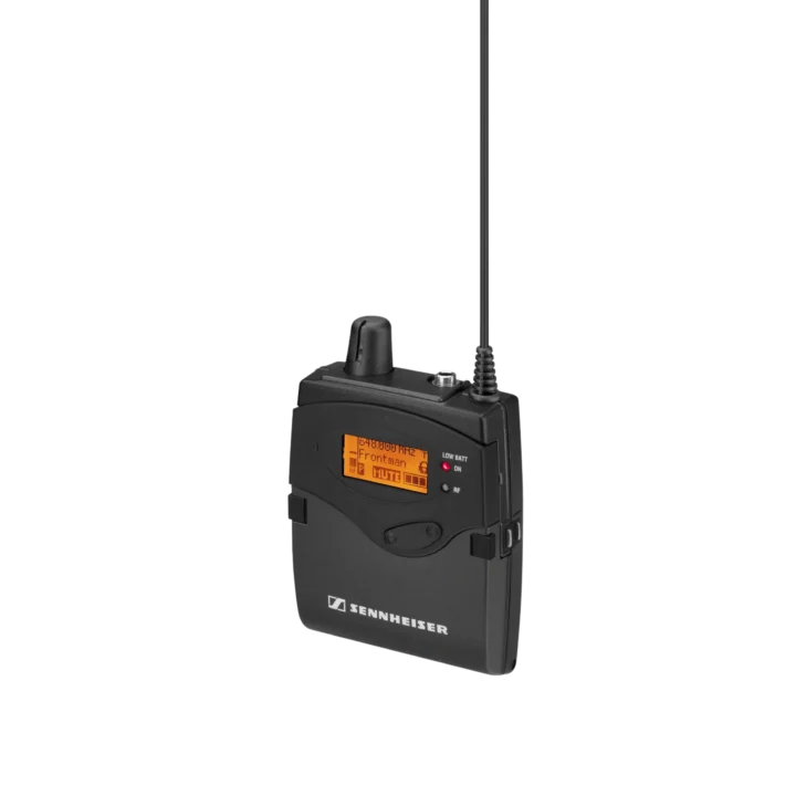 Sennheiser EK 2000 IEM-AW+ wireless in-ear monitor receiver with LCD display and control buttons