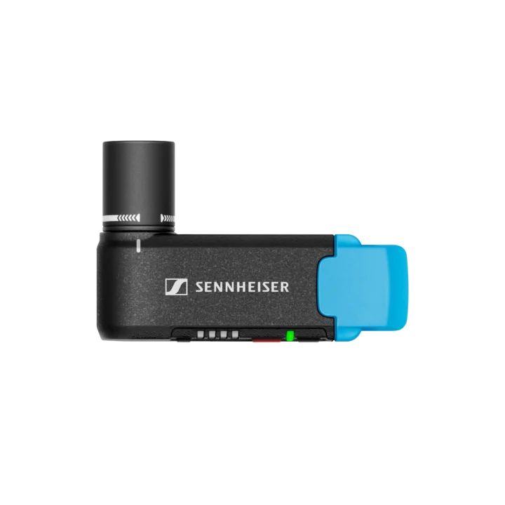 Sennheiser EKP AVX-4 camera receiver with LCD display and control buttons front panel