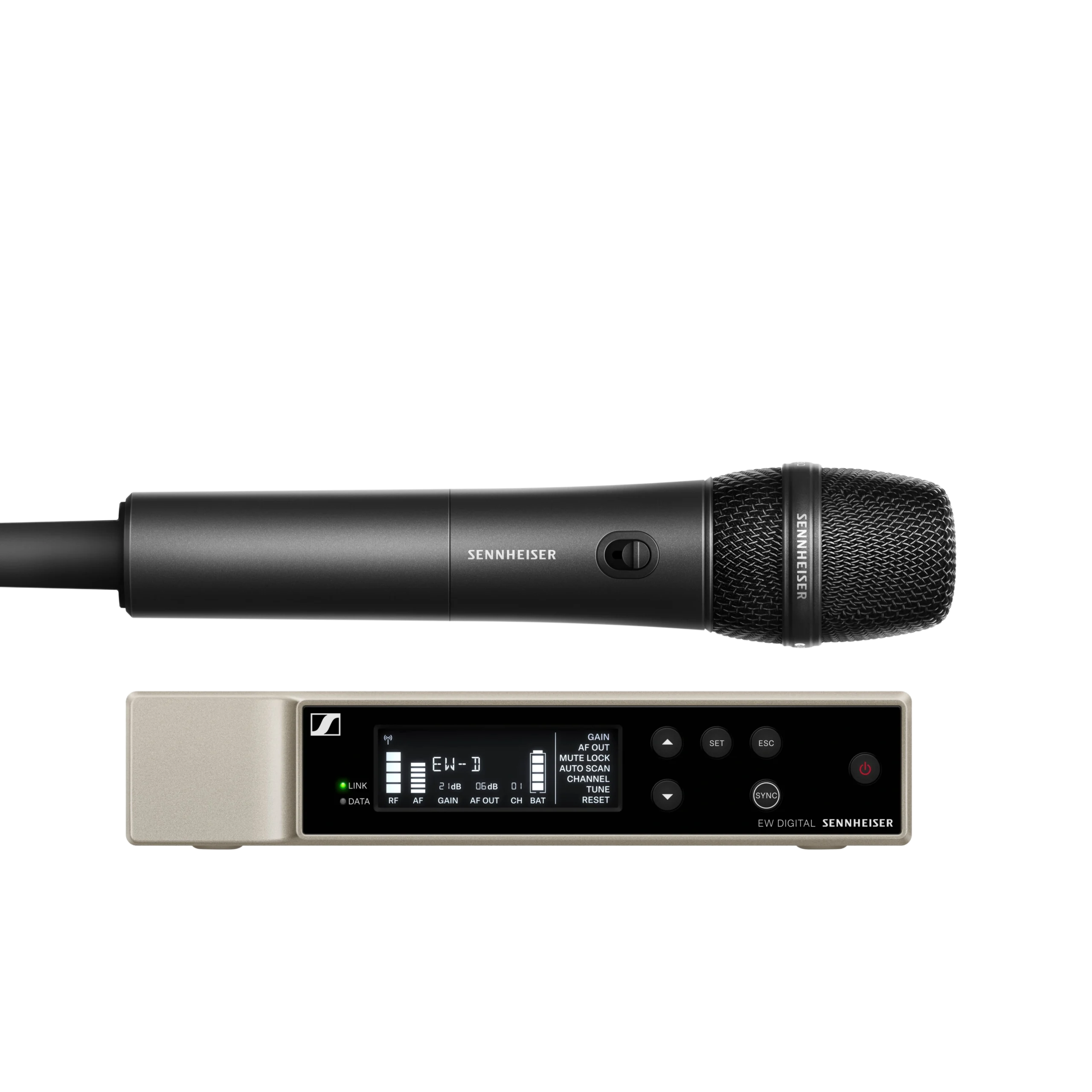 Sennheiser EW-D 835-S Digital Wireless Vocal Microphone Set Sennheiser EW-D 835-S digital wireless vocal microphone set with handheld transmitter and receiver