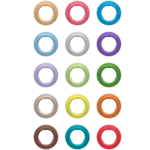 Sennheiser EW-D SK color coding set with multiple colored identification bands for wireless microphone systems