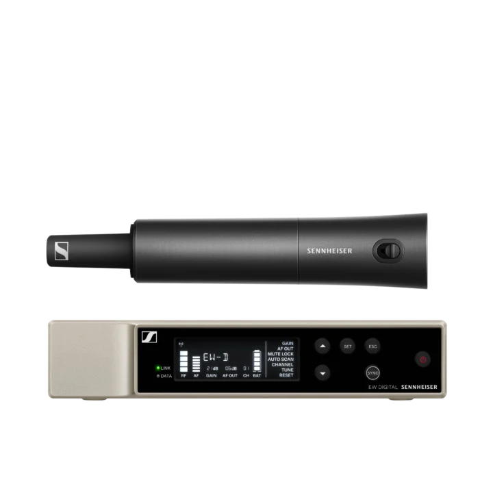 Sennheiser EW-D SKM-S digital wireless handheld microphone system with receiver and transmitter
