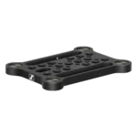 Sennheiser EW-DP mounting plate showing attachment points and installation hardware detail