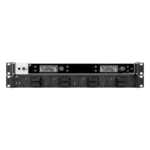 Sennheiser EW-DX EM 2 DANTE two-channel wireless receiver dimensional specifications and measurements diagram