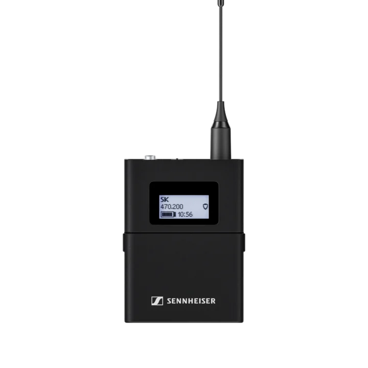 Sennheiser EW-DX SK V5-7 digital bodypack transmitter with LCD display and control buttons
