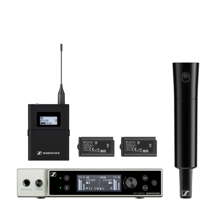 Sennheiser EW-DX SK-SKM-S digital wireless microphone system base set with receiver and transmitter