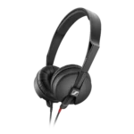 Sennheiser HD 25 LIGHT lightweight on-ear headphones showing detailed control mechanisms and adjustment features
