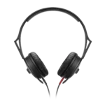 Sennheiser HD 25 LIGHT lightweight on-ear headphones shown from side angle with adjustable headband