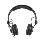 Sennheiser HD 25 PLUS professional DJ headphones showing ear cup detail and cushioning design