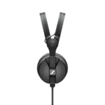 Sennheiser HD 25 professional DJ headphones showing ear cup and headband adjustment mechanism detail