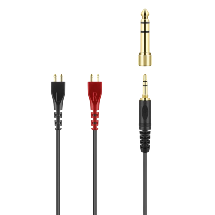 Sennheiser HD 25 Light replacement cable with connectors and coiled design
