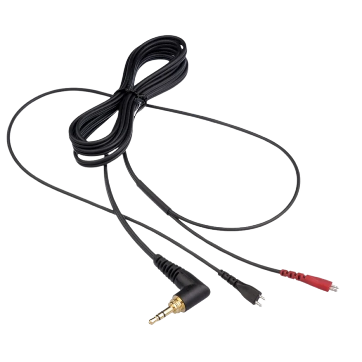 Sennheiser HD 25 straight replacement cable 1.5 meters with professional connectors