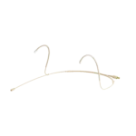 Sennheiser HEADMIC 1 beige neckband microphone with 3-pin connector, front view