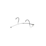Sennheiser HEADMIC 4 cardioid headset microphone showing capsule and boom arm detail