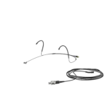 Sennheiser HEADMIC 4 cardioid headset microphone shown from side angle with boom arm extended