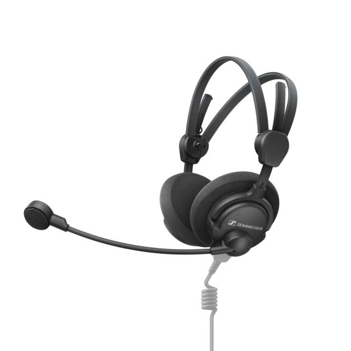 Sennheiser HMD 46 intercom headset with dynamic microphone boom and ear cup controls