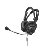 Sennheiser HMDC 27 broadcast headset with NoiseGard technology, front-facing view showing headband and ear cups