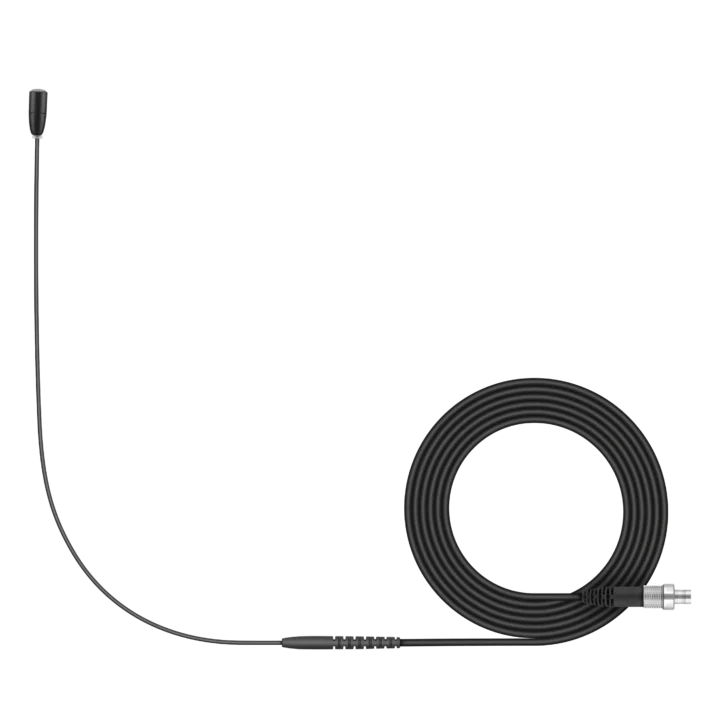 Sennheiser HSP Essential omnidirectional headset microphone with black finish and 3-pin connector