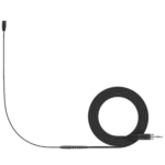Sennheiser HSP Essential omnidirectional headset microphone with black finish and flexible boom arm