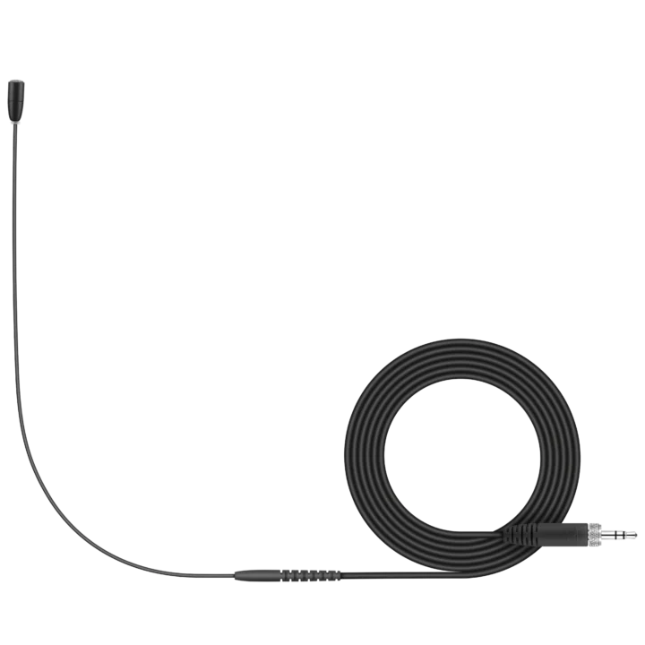 Sennheiser HSP Essential omnidirectional headset microphone with black finish and flexible boom arm