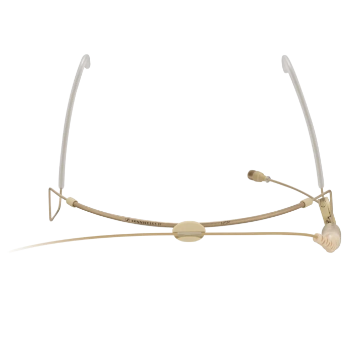Sennheiser HSP 2 omnidirectional headset microphone with 3-pin connector, side profile view