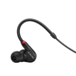 Sennheiser IE 100 PRO black in-ear monitor earbuds with cable and connector