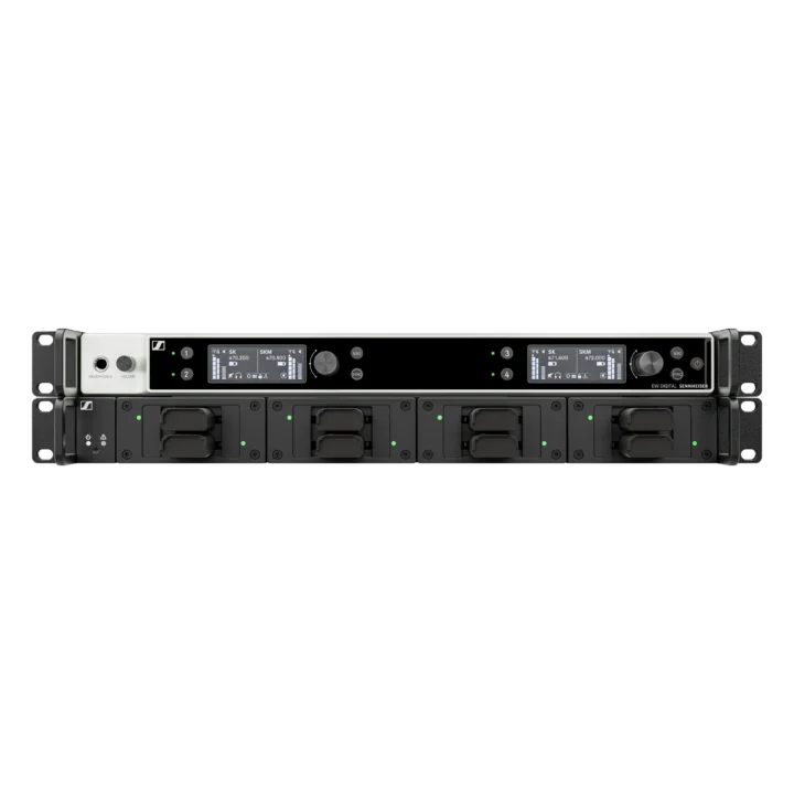 Sennheiser L 6000 19-inch rack-mount charger with multiple charging slots and front panel controls
