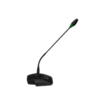 Sennheiser MAT 153 MEG 14-40-L-II lavalier microphone set mounted on talent during live recording session