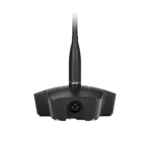 Sennheiser MAT 153 MEG 14-40-L-II microphone set rear panel showing connector ports and specifications