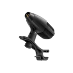 Sennheiser MD 421 KOMPAKT microphone with drum clamp mounting hardware detail view