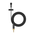 Sennheiser ME 2 omnidirectional clip-on microphone with windscreen and mounting clip