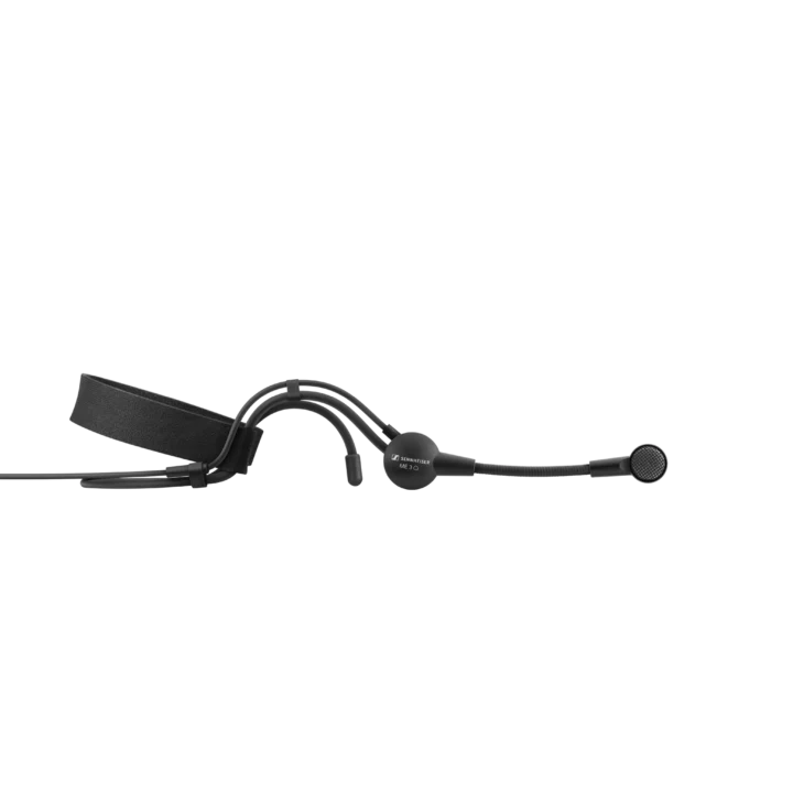 Sennheiser ME 3 cardioid headset microphone with boom arm and connector cable