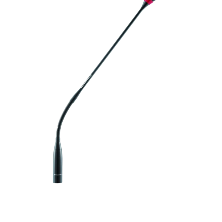 Sennheiser MEG 14-40-L B cardioid gooseneck microphone with LED ring indicator light