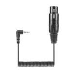 Sennheiser MKE 600 shotgun microphone showing professional-grade capsule and mounting hardware