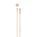 Sennheiser MKE Essential omnidirectional lavalier microphone in beige with 3-pin connector detail