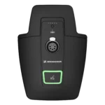 Sennheiser MKE Essential beige omnidirectional lavalier microphone dimensional diagram with measurements