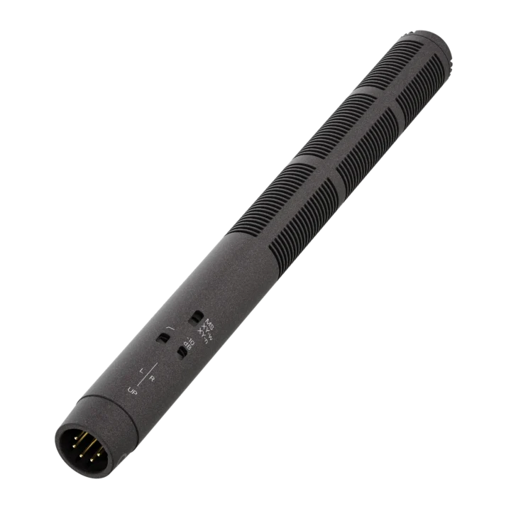 Sennheiser MKH 8018 omnidirectional RF condenser microphone front view with capsule detail
