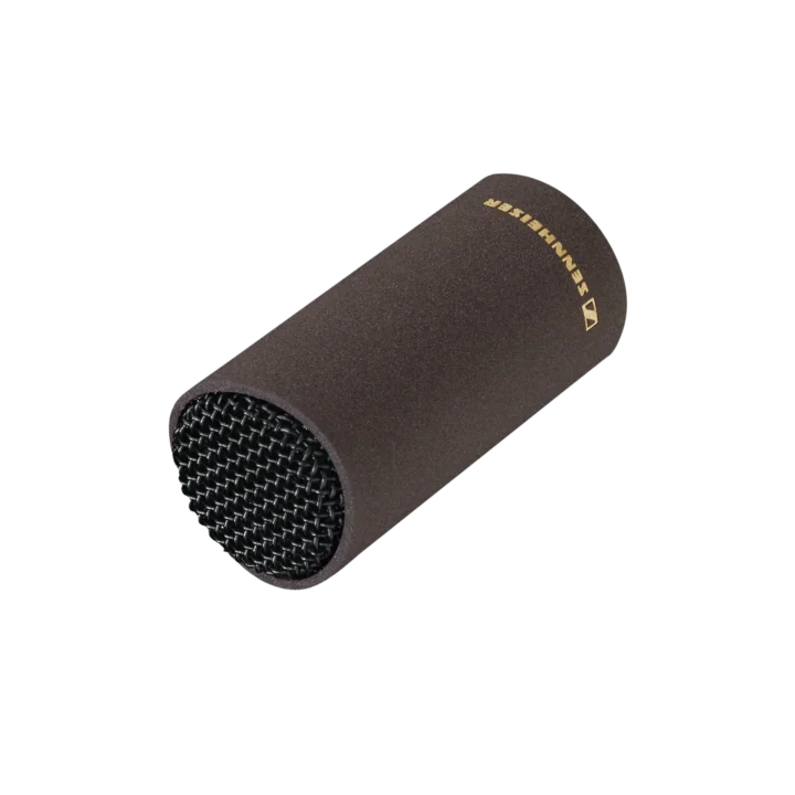 Sennheiser MKH 8020 omnidirectional RF condenser microphone front view with capsule detail