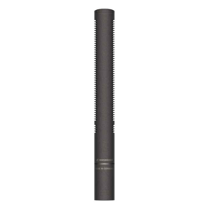 Sennheiser MKH 8060 short shotgun RF condenser microphone front view with XLR connector