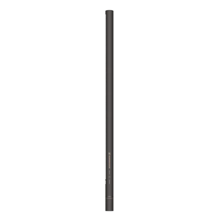 Sennheiser MKH 8070 long shotgun RF condenser microphone shown from side angle view