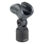 Sennheiser MKH 8090 wide-cardioid RF condenser microphone mounted on boom pole in professional broadcast application