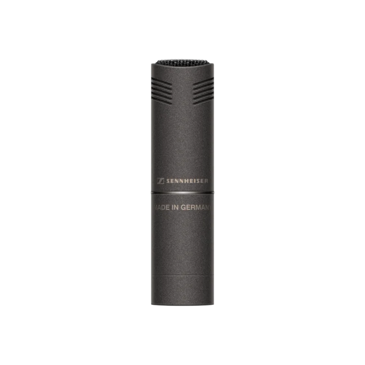 Sennheiser MKH 8090 wide-cardioid RF condenser microphone with capsule and body detail