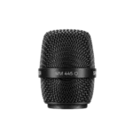 Sennheiser MM 445 supercardioid dynamic microphone capsule front view with mesh grille