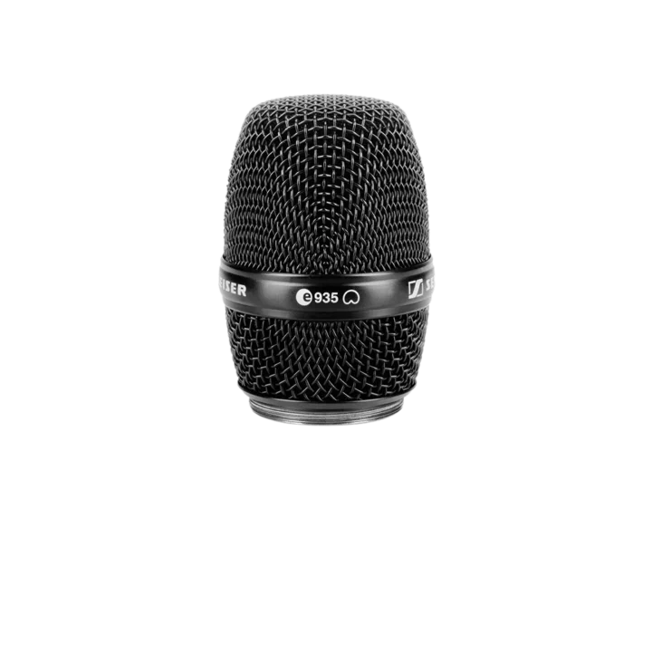 Sennheiser MMD 935-1 black cardioid condenser microphone capsule front view